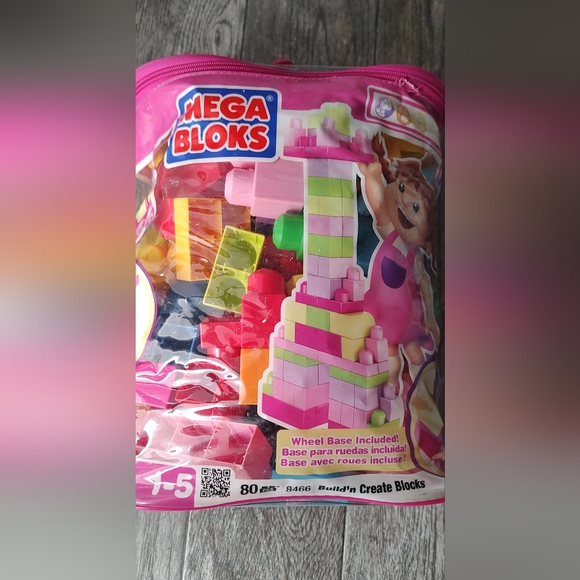 Mega Bloks Big  Building 2 Bags  175 Piece Total Good Condition - Picture 9 of 9